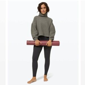 Lululemon Peaceful Moments Pullover Heathered Grey Sage